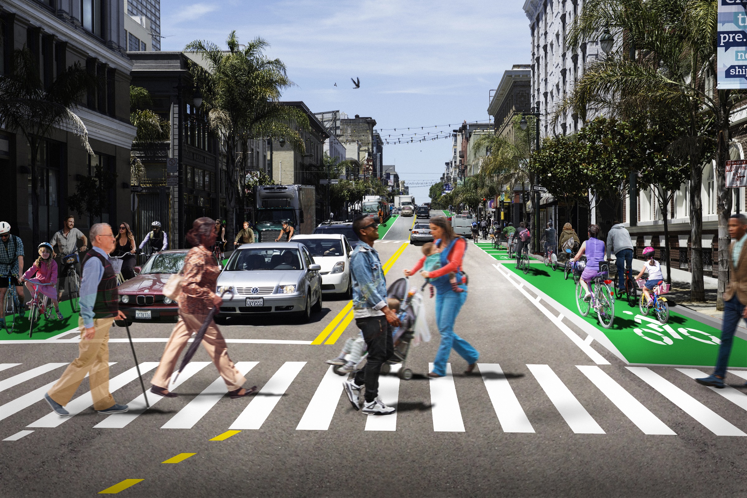 Polk Streetscape Project SFMTA